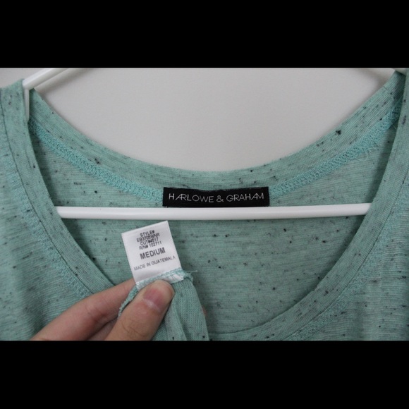 Teal loose-fitting top - Picture 2 of 5